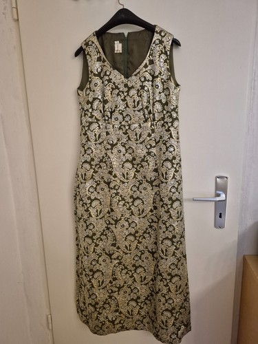Vintage brokat kleid - brokat,