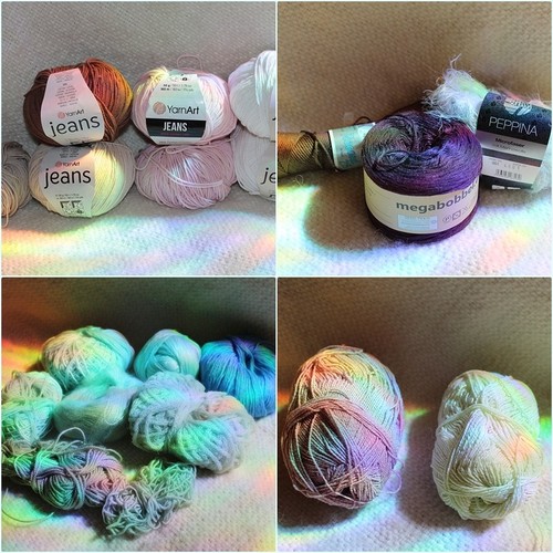 Buntes wolle paket fast - wolle-paket, kg