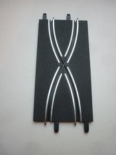 Carrera Go Spurwechsel 61609, 228 mm, keine Zapfen ab, gebraucht.