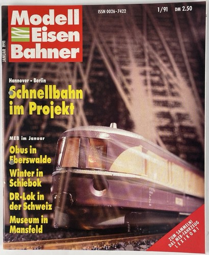 Modelleisenbahner 1991 - 1, /