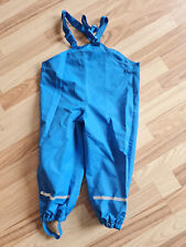 Tchibo Happy Kids Regenhose Matschhose Gr. 98/104 Junge Mädchen blau NEU