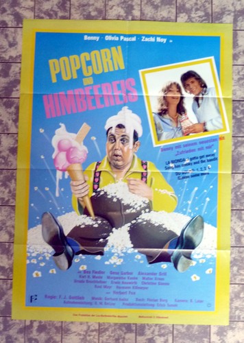 Popcorn und himbeereis - popcorn, *