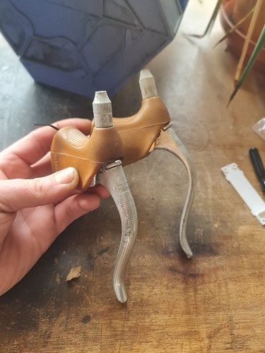 Weinmann alu bremshebel braun - bremshebel,