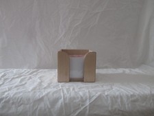 Zettelbox aus Holz mit Inhalt