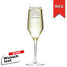 Sektglas mit Gravur