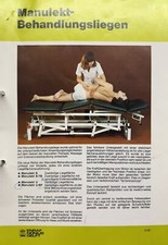 Behandlungsliege ENRAF NONIUS Manulekt, Physiotherapiebank, elektrisch höhenvers