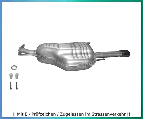 Endschalldämpfer für opel - für,