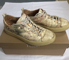 Think!, helle Schnürschuhe, Leder, gr. 39, Sneaker,breite Passform, Originalkart