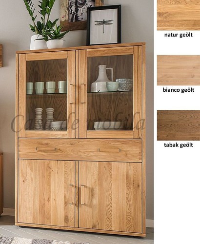 Vitrinenschrank 90x132x40cm