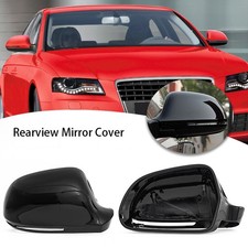 L+R Spiegelkappen Schwarz Für