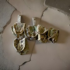 5x MOLLE Handgranatentasche, MultiCam / OCP, NSN 8465-01-580-0697, USGI Ausgabe