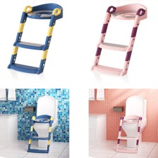 Toilettentrainer 3 in 1 WC Sitz Töpfchen mit Treppe 1-7 Kinder Baby Klositz