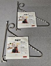 Hartl Regalbodenhalter Parr Silber oder Schwarz Metall Regal Boardhalter