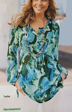 Bügelfreie Chiffon Tunika