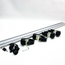 Weikeya Universaler Dachgepäckträger, ca. 133,5 cm, verschiebbare Dachreling,