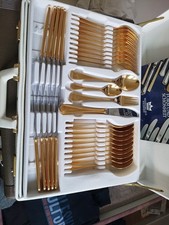 SBS Bestecke Solingen 23/24 K Vergoldet 24 Karat Vergoldet