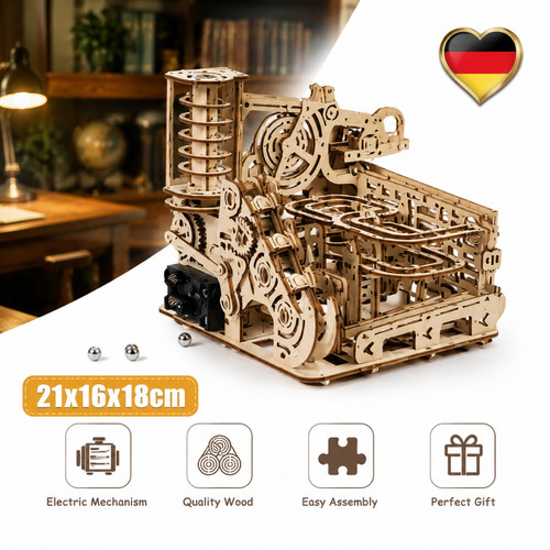 Puzzle murmelbahn kugelbahn - 3d,