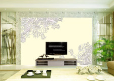 3D Blume Muster Q7947 Tapete Wandgemälde Fototapete Selbstklebend Kay