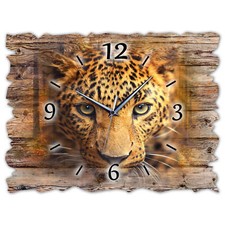 BM Holz Wanduhr leise lautlos