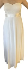 Traumland Brautkleid Hochzeitskleid 42 44 46 XXL XL Umstandsbrautkleid Lang Extr