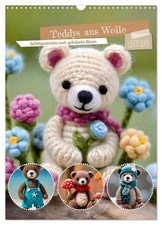 Teddys aus Wolle (Wandkalender