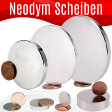 Neodym Magnete N52 Magnet super Stark Scheiben 20mm Rund Scheibenmagnet Flach