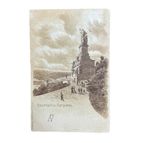 Postkarte bingen rüdesheim - ak,
