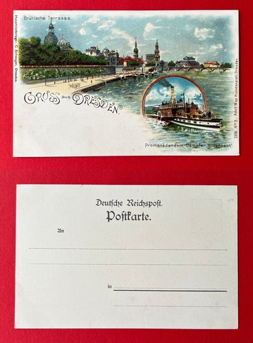 Litho dresden 1900 - litho, um