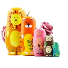 5pcs Tier Muster Matroschka