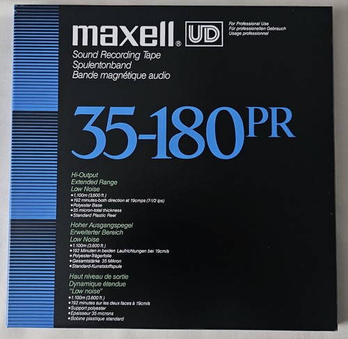 Maxell 180pr tonband - ud, 35-180pr
