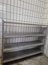 Aluminium Regal 4 Zwischenböden verstellbar 1,60m breit - 1,80 m hoch  - 0,45 m 