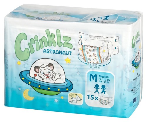 Crinklz astronaut windeln mit - crinklz,