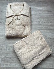 Teddyplüsch Wellness Anzug Gr. XXL beige Neu