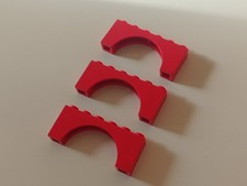 3x Lego 3307 Bogenstein Brückenstein 1x6x2 Rot Red Torbogen Bogen Brücke 