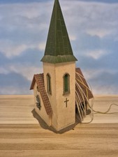 Spur H0 Kirche mit Läutwerk ( ungeprüft, alt)