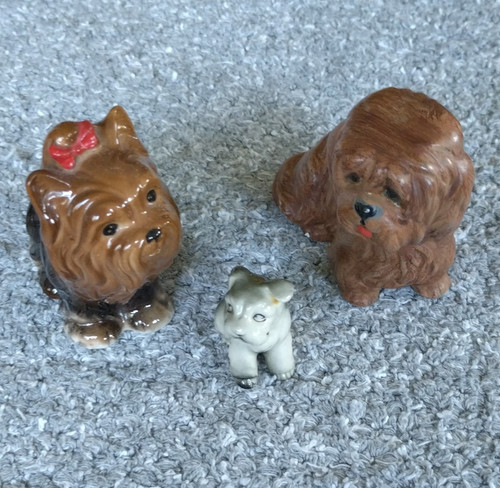 3er set keramik figuren 3 - keramik-figuren:,