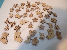 Weihnachtsdeko - Streuartikel / aus Sperrholz