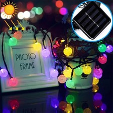 50 LED Bubble Ball Solar Lampe