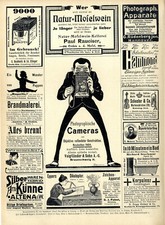 Natur-Moselwein Erden Backofen Esch/Alz. Alpenkräuterthee Dresden Zeichen v.1904