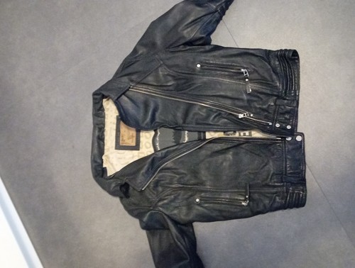 Lederjacke echt schwarz - lederjacke,