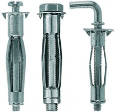 Fischer Hohlraum-Metalldübel HM Winkelhaken Schraube Metrisch Sechskant