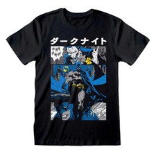 Batman T-Shirt Manga Cover Retro Comic The Joker DC Comics