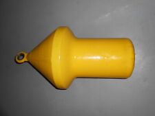 Markierungsboje zylindrisch 74cm gelb mit Spitzkausche