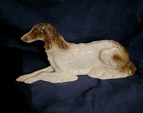 Großer art deco hund barsoi - großer,