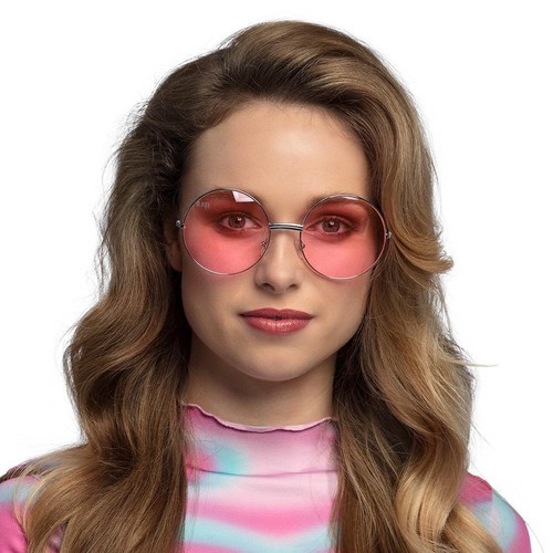 Rosa hippiebrille freier - xl-hippiebrille:,