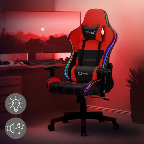 Led gamingstuhl - led,