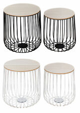 2er Set Beistelltisch Metall