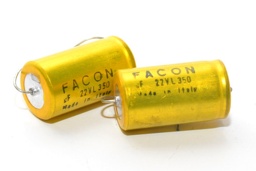 Vintage elko kondensator - 2x, elko-kondensator