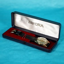 Vintage Herrenuhr BIFORA 17 Jewels Dustproof - NOS / UNGETRAGEN / New Old Stock
