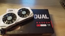 Asus DUAL Radeon RX 480 O8GB Grafikkarte Gebraucht Gereinigt